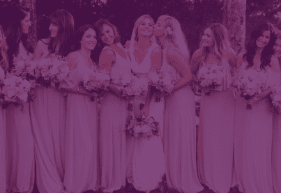 chic bridesmaid