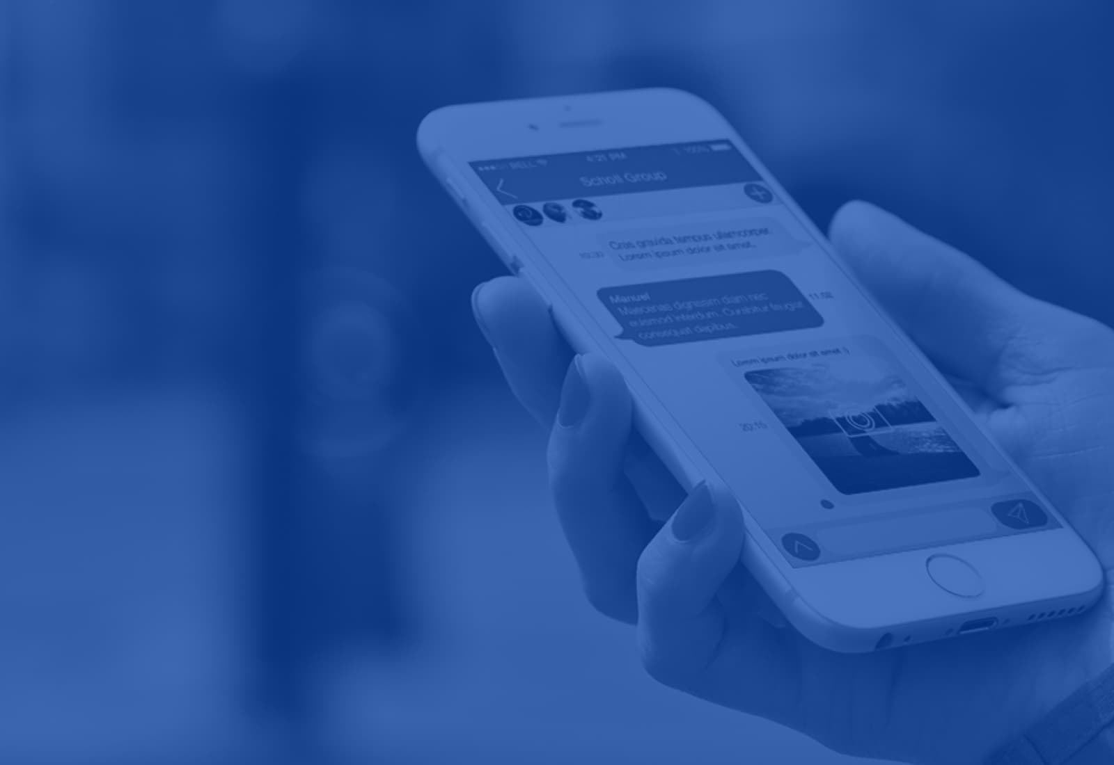 Designed & developed android & iOS chat app for enterprise use